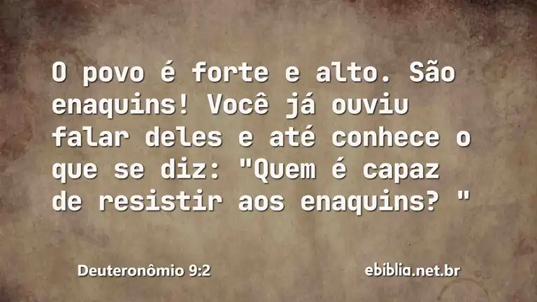 Deuteronômio 9:2