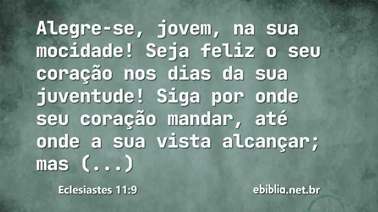 Eclesiastes 11:9