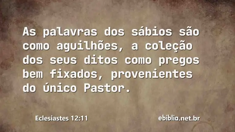 Eclesiastes 12:11