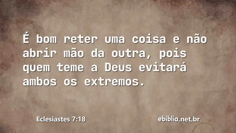 Eclesiastes 7:18