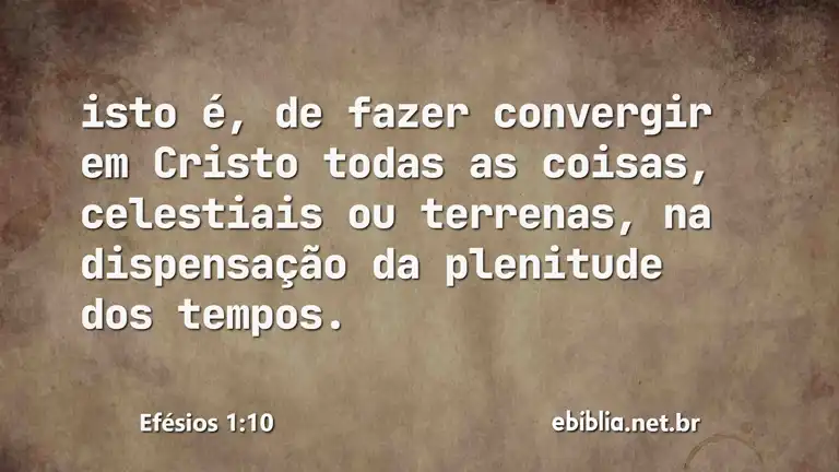 Efésios 1:10