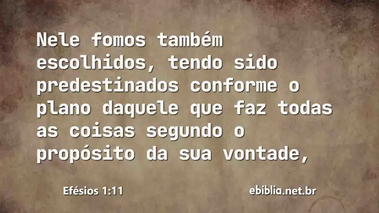 Efésios 1:11