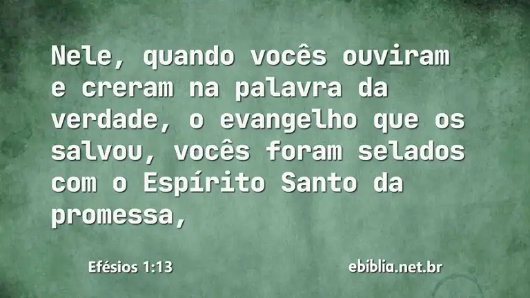 Efésios 1:13