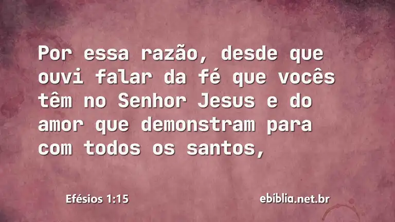 Efésios 1:15