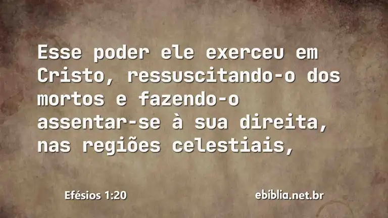 Efésios 1:20