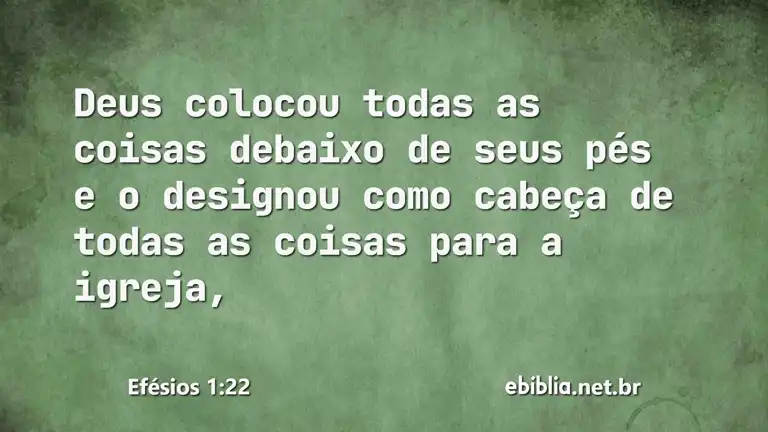 Efésios 1:22