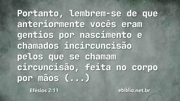 Efésios 2:11