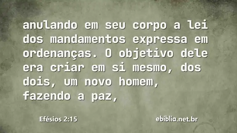 Efésios 2:15