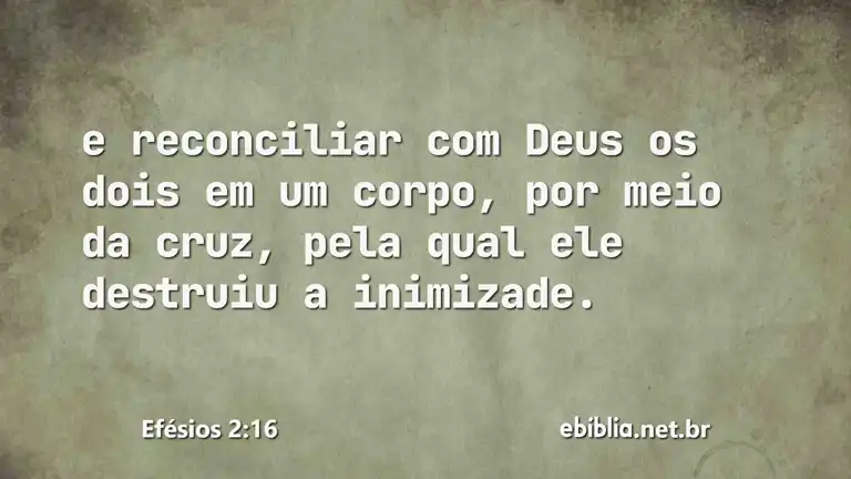 Efésios 2:16