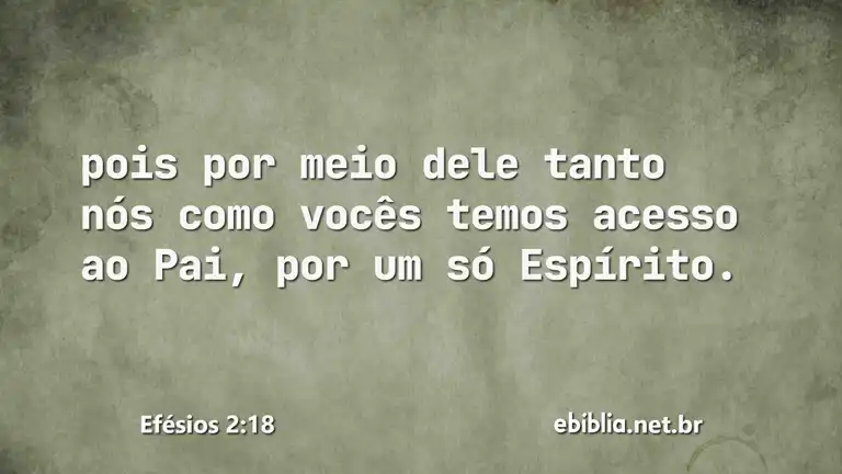 Efésios 2:18