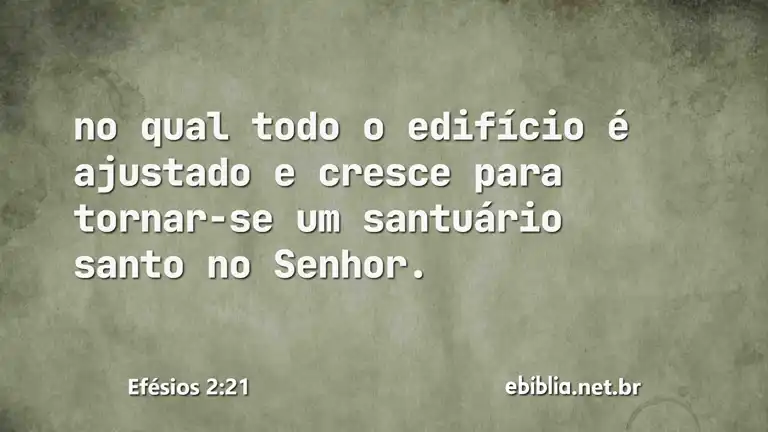 Efésios 2:21