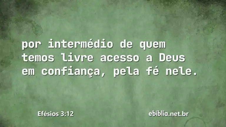 Efésios 3:12