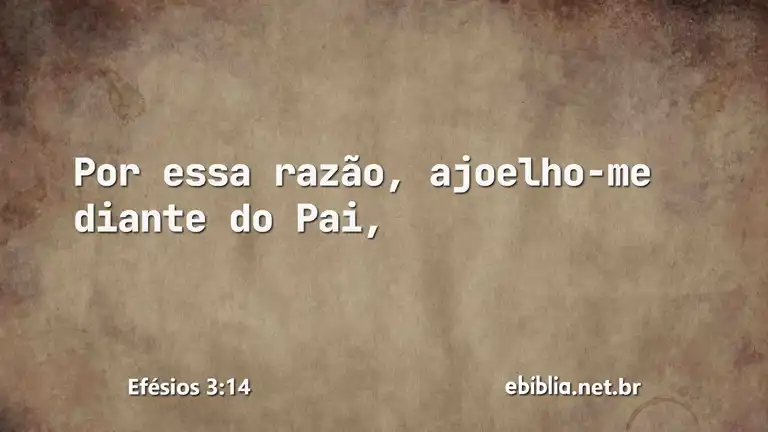 Efésios 3:14