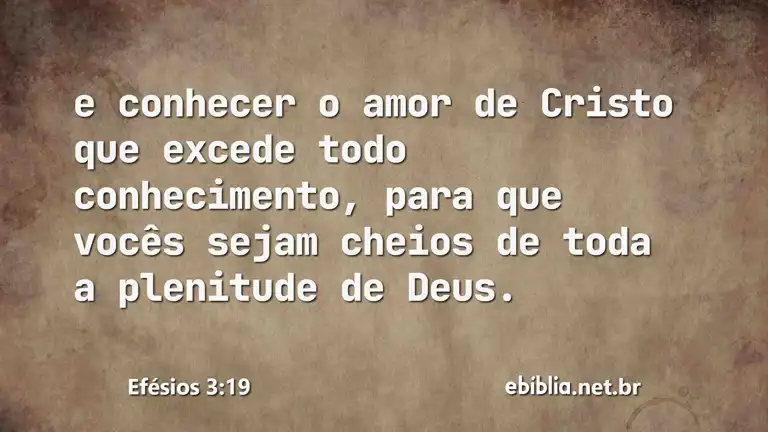 Efésios 3:19