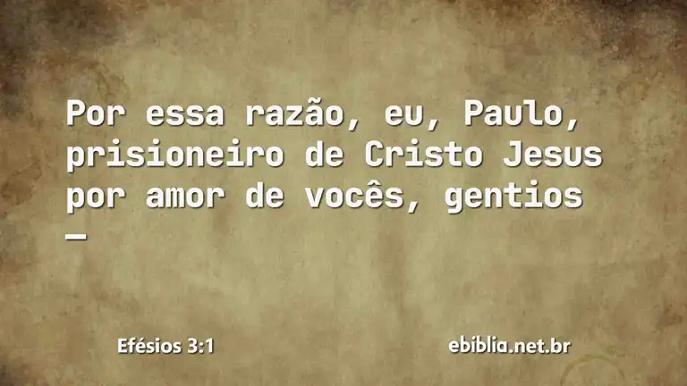 Efésios 3:1