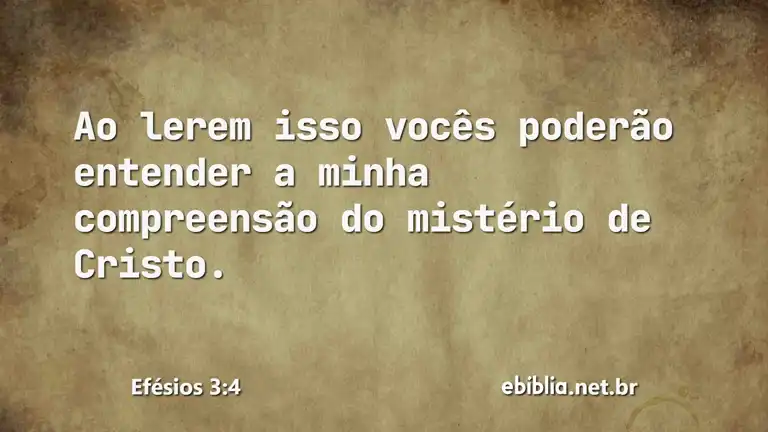 Efésios 3:4