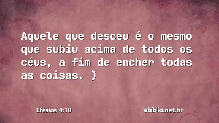 Efésios 4:10