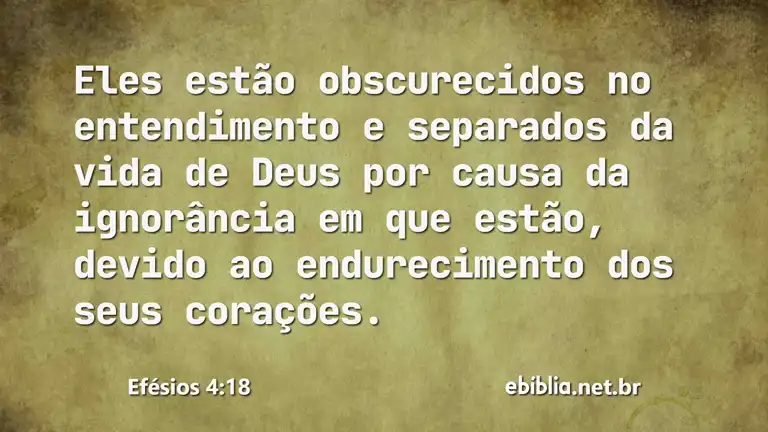 Efésios 4:18