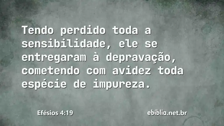 Efésios 4:19