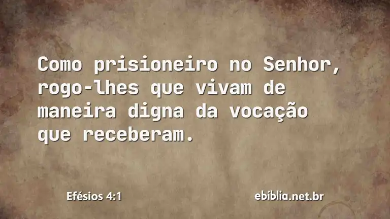 Efésios 4:1