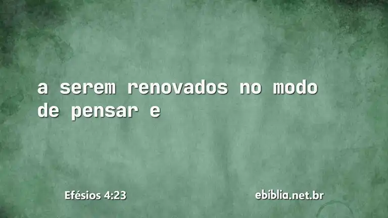 Efésios 4:23