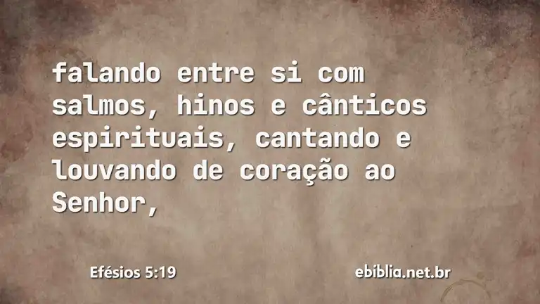 Efésios 5:19