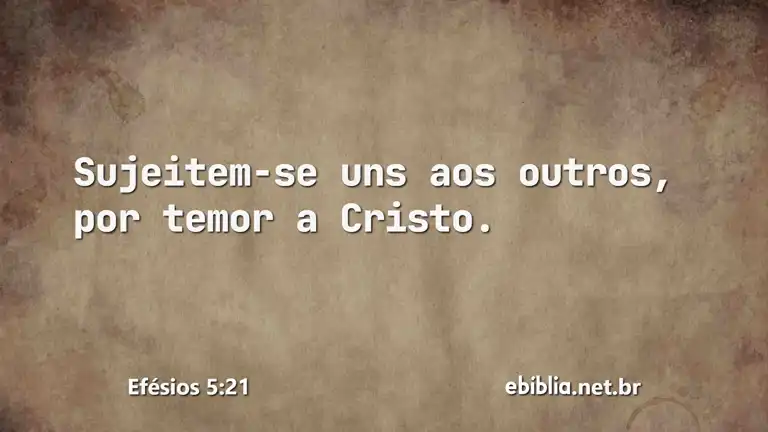 Efésios 5:21