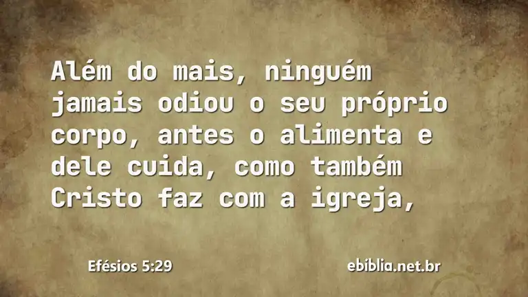 Efésios 5:29