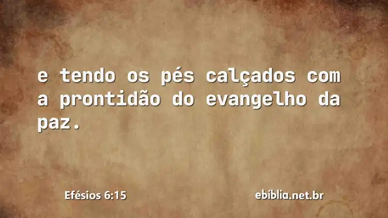 Efésios 6:15