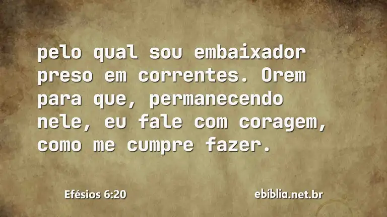 Efésios 6:20