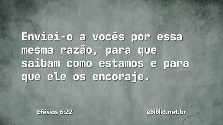 Efésios 6:22