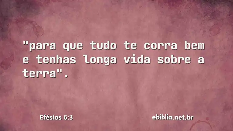 Efésios 6:3