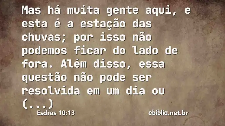 Esdras 10:13