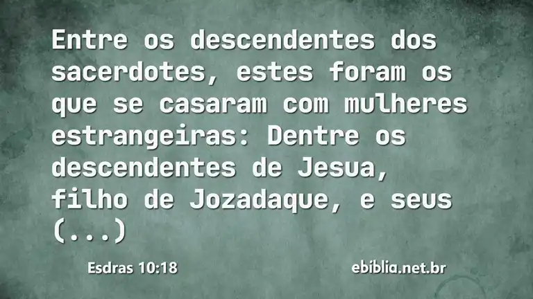 Esdras 10:18