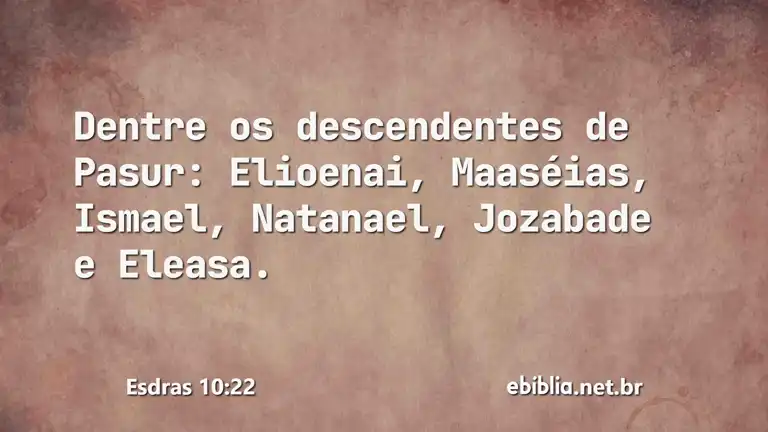 Esdras 10:22