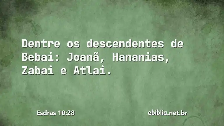 Esdras 10:28