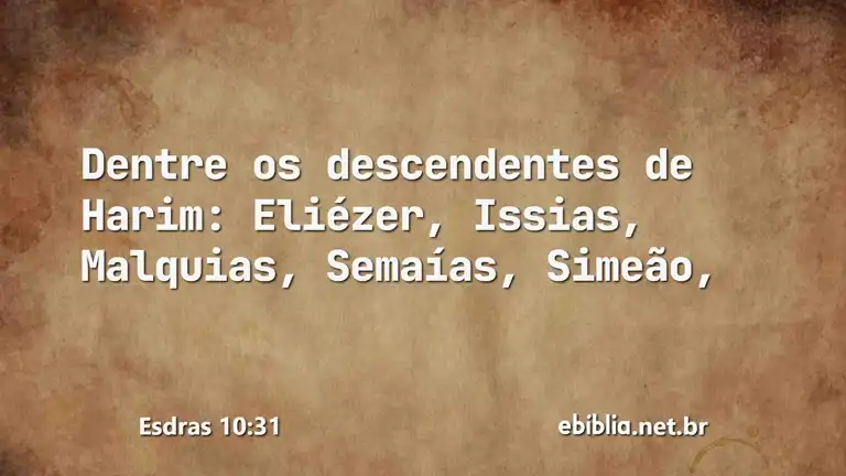 Esdras 10:31