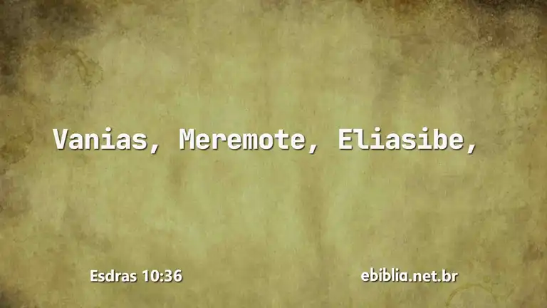 Esdras 10:36