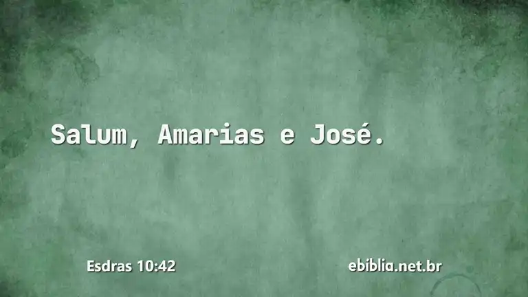 Esdras 10:42