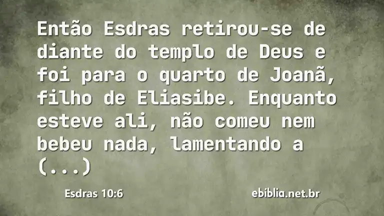 Esdras 10:6