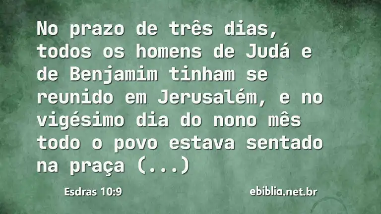 Esdras 10:9