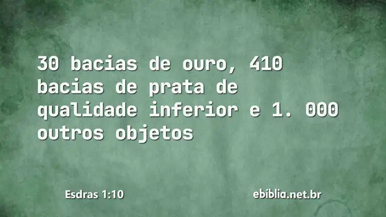 Esdras 1:10