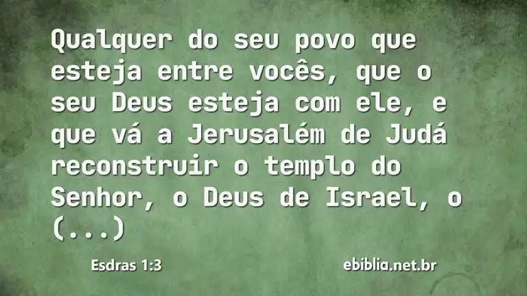 Esdras 1:3