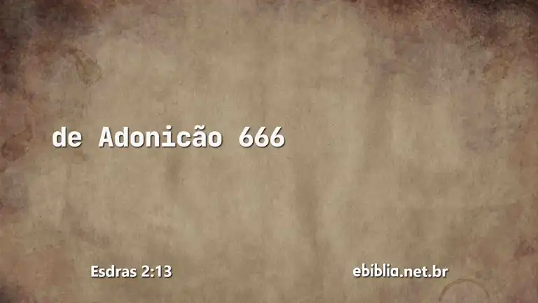 Esdras 2:13