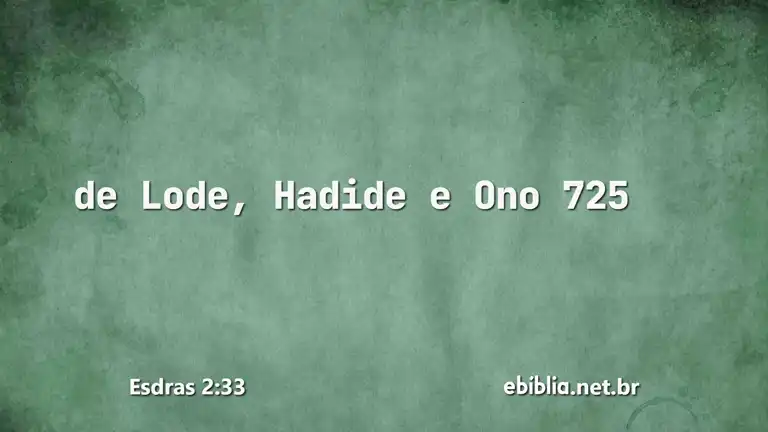 Esdras 2:33