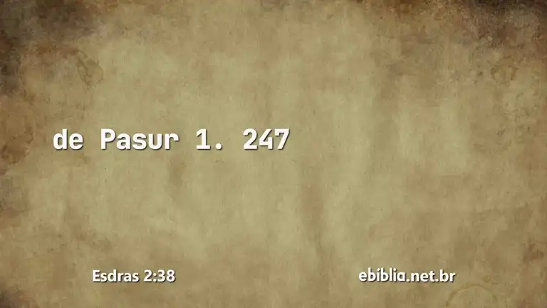 Esdras 2:38