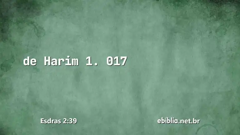 Esdras 2:39