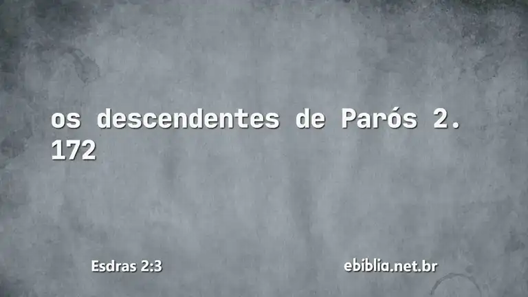 Esdras 2:3