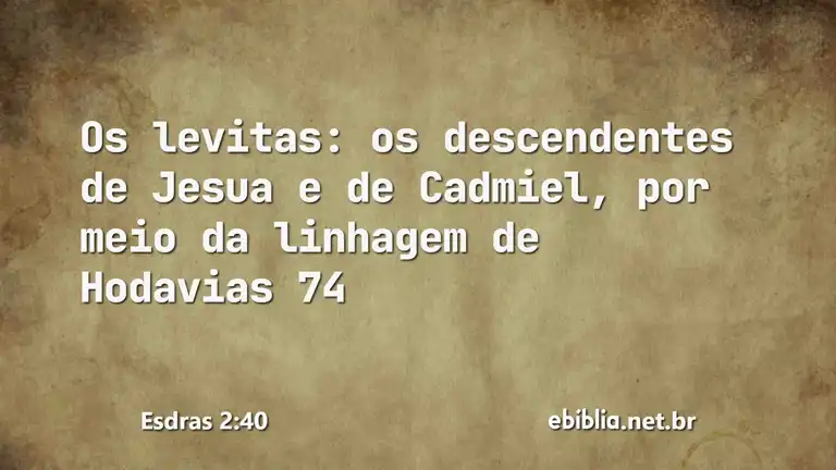 Esdras 2:40