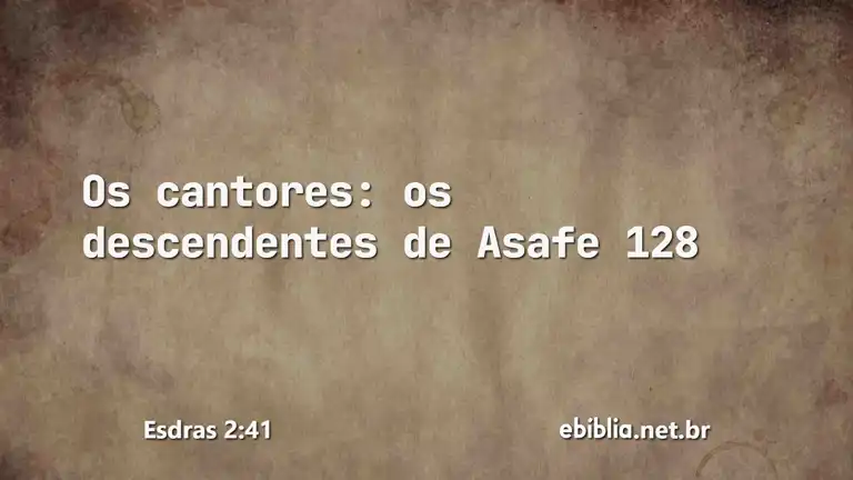 Esdras 2:41